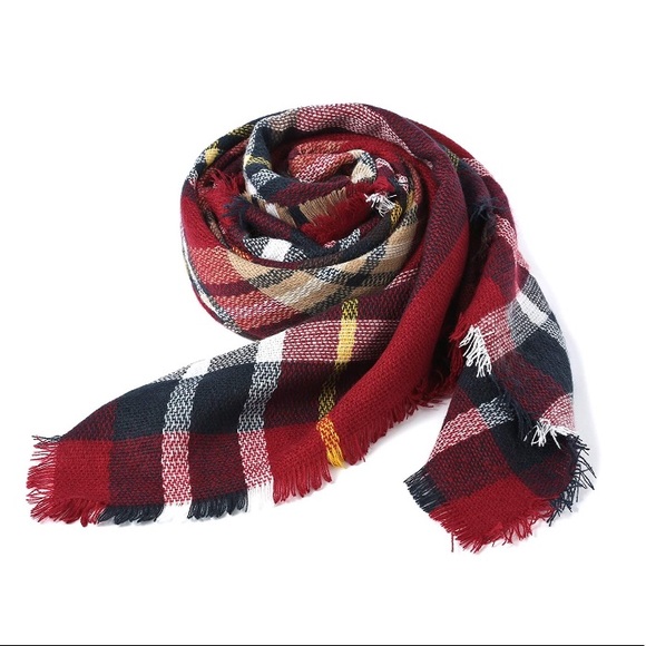 Plaid Blanket Scarf - Picture 5 of 5